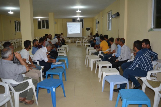 Batman'da çiftçiler seracılık hakkında bilgilendirildi