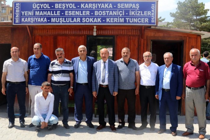 Van Büyükşehir Belediyesi minibüsçü esnafın sorunlarını dinledi