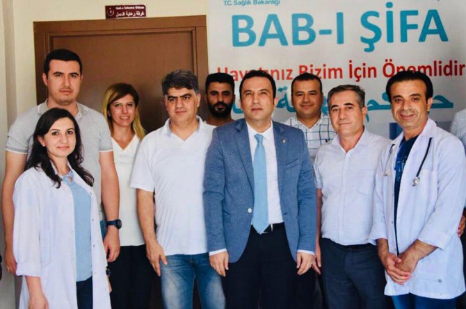 Mardin Nusaybin'de göçmen Sağlık Merkezi hizmete girdi