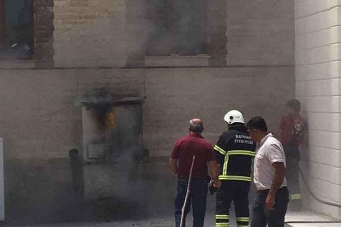 Batman Mehmet Emin Terece Cami avlusundaki patlama korkuttu