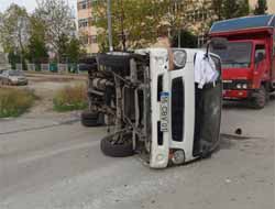 Bursa'da Trafik Kazası: 1 Yaralı