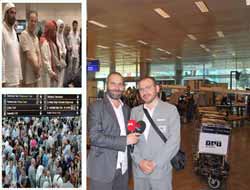 İlk Hacı Kafilesi Yurda Döndü