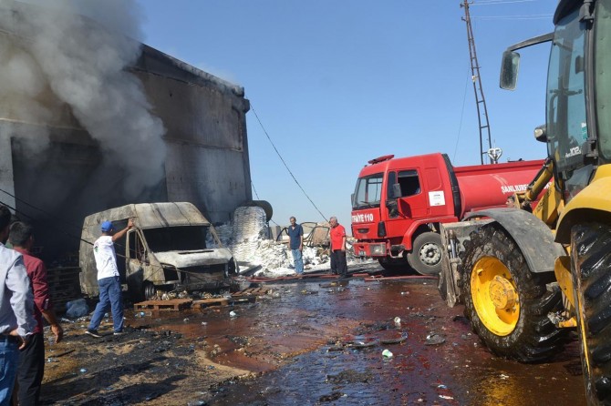 Di şewata ku derket de mal û milkê ku nirxê wê 2 milyon TL bû şewitî