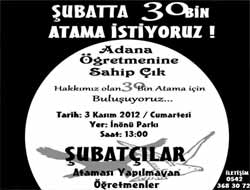 Ataması Yapılmayan Öğretmenlerden Eylem Hazırlığı