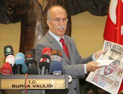 Bursa Valisi: Bu Akşam Gözaltılar Başlıyor