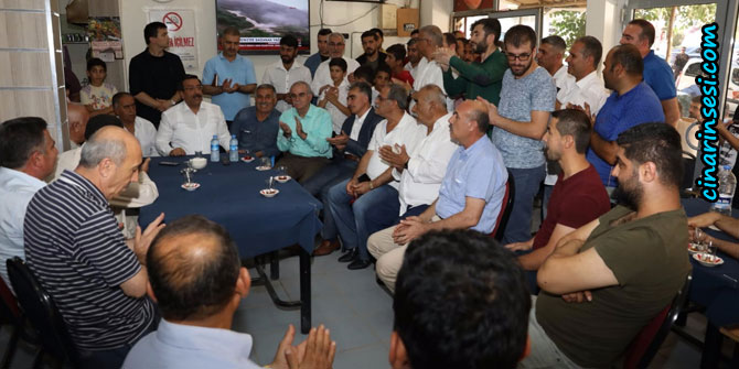 Diyarbakır Büyükşehir Belediye Başkanı Cumali Atilla’dan Çınar’a ziyaret