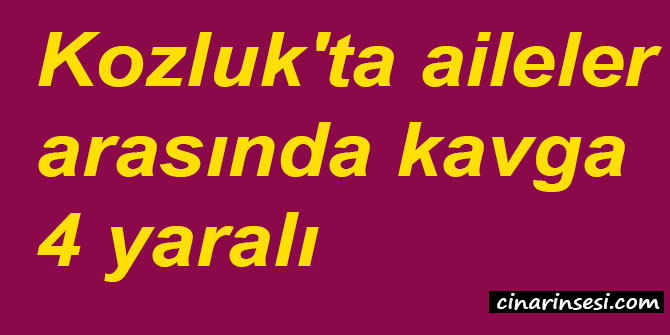 Batman Kozluk'ta aileler arasında kavga: 4 yaralı