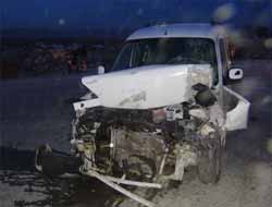 Nusaybin'de Trafik Kazası:2 Yaralı