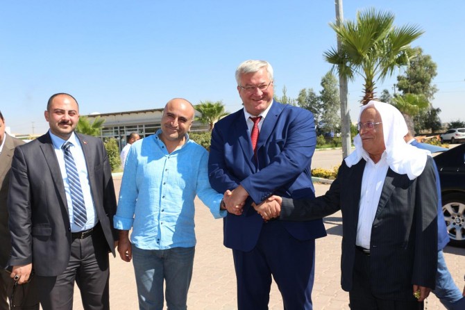 Ukrayna’nın Ankara Büyükelçisi Andrii Sybiha Mardin’de