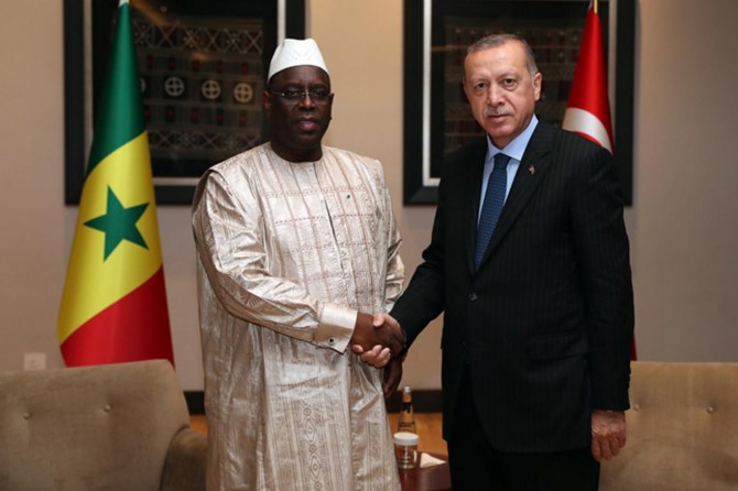 Cumhurbaşkanı Erdoğan, Senegal Cumhurbaşkanı Sall ile görüştü