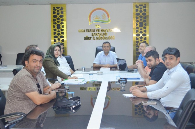 Siirt’te renkli tiftik keçisi ırkının halk elinde ıslahı projesi toplantısı yapıldı