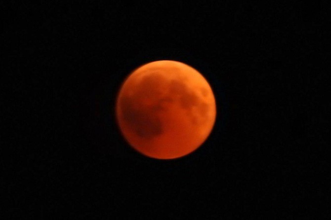 The biggest Red Moon Eclipse of the century was observed
