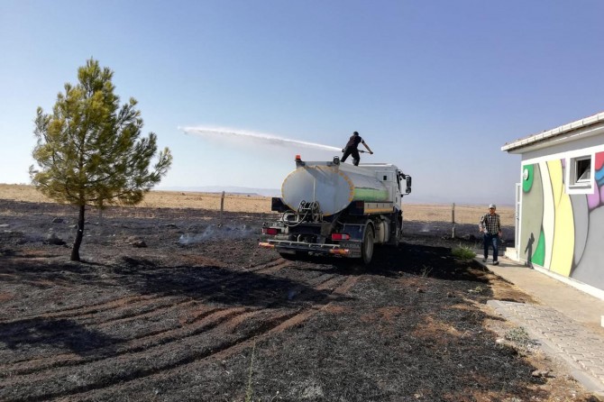 Batman Kıre Dağında piknikçilerin mangalı yangına neden oldu