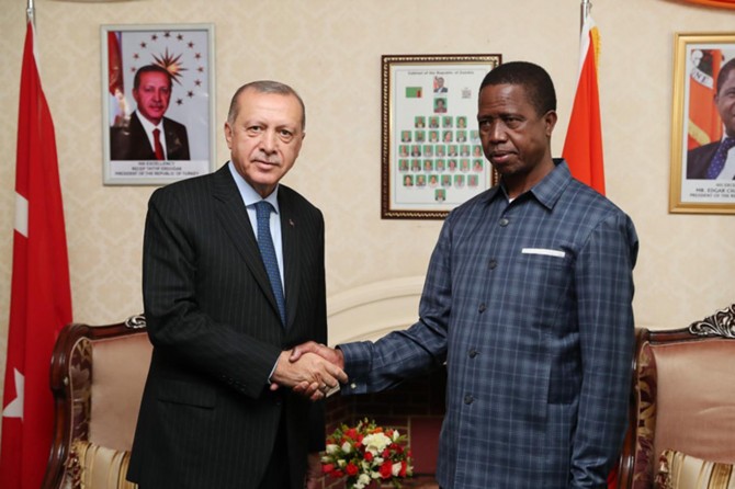 President Erdoğan meets with President of Zambia