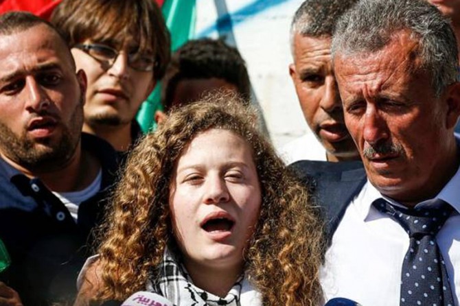 Palestinian girl Tamimi freed from jail