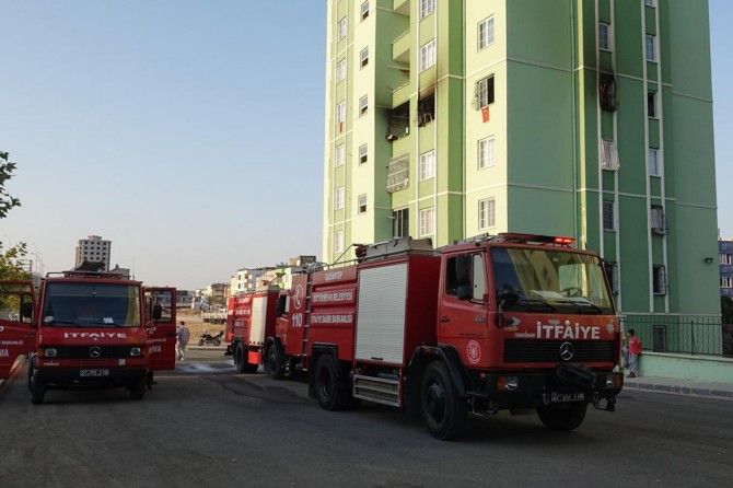 Gaziantep'te  söndürülmeyen sigara yangına neden oldu