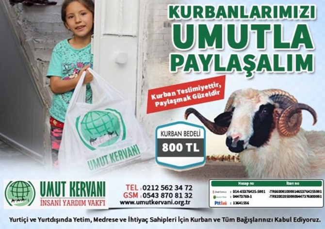 Kurbanlarımızı Umutla Paylaşalım