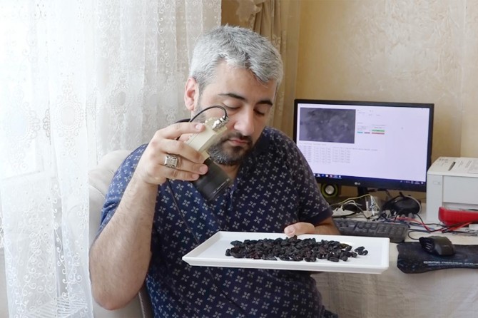 Gaziantep'te meslek lisesi mezunu mucit kızılötesi kamera üretti