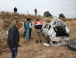 Midyat'ta Araç Şarampole Yuvarlandı: 5 Yaralı