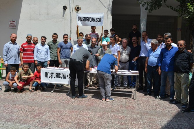 Batman’da uyuşturucuya son verilmesi için imza topladılar