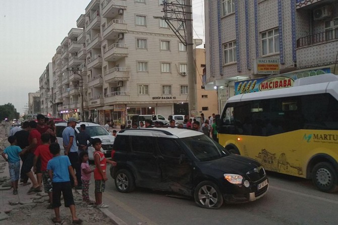 Nusaybin’de trafik kazası: 1 yaralı