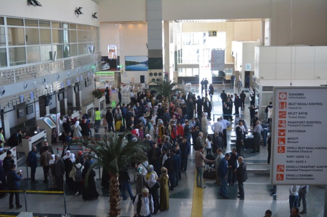 Batman’da bir ayda 57 bin kişi uçakla yolculuk yaptı