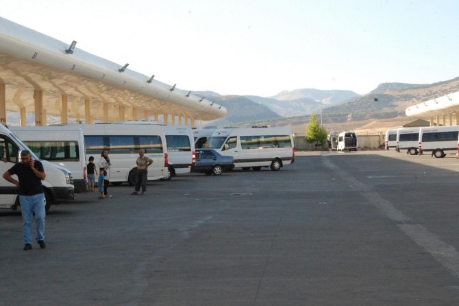 Adıyaman otogarında sessizlik hâkim