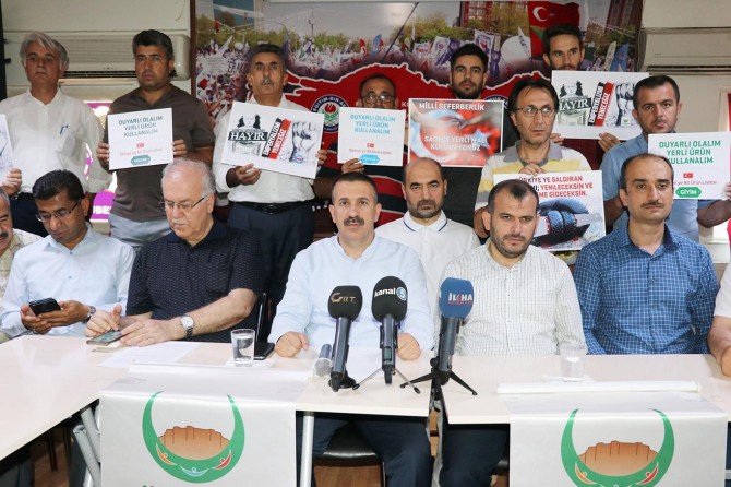 Gaziantep'te STK’lardan ABD mallarına boykot çağrısı