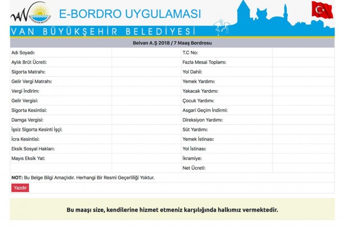 Büyükşehir Belediyesi’nde E-bordro dönemi başladı