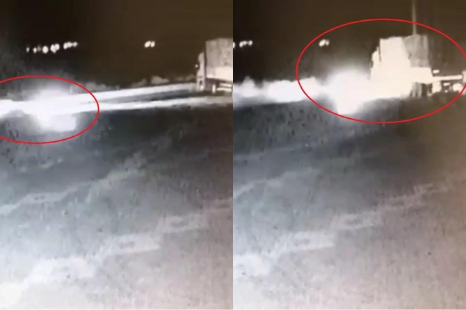 Elazığ Kovancılar'da 3 kişinin öldüğü kaza güvenlik kamerasına yansıdı