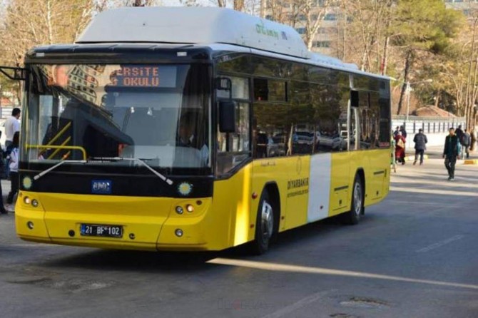 Diyarbakır'da toplu ulaşım bayramda ücretsiz