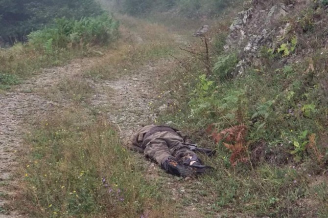 Gümüşhane Kürtün'de biri kırmızı listeden 2 PKK'li öldürüldü
