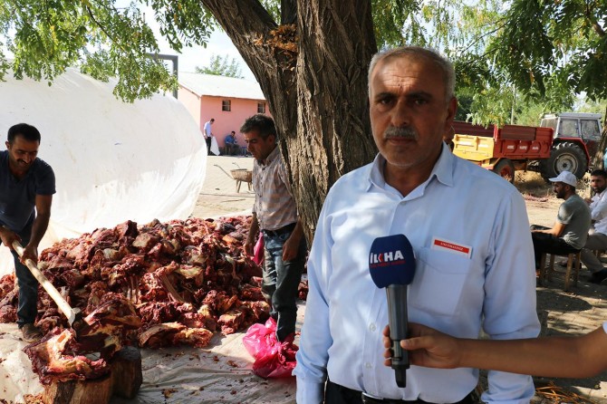 Bingöl Garib köyünde kurban dayanışması