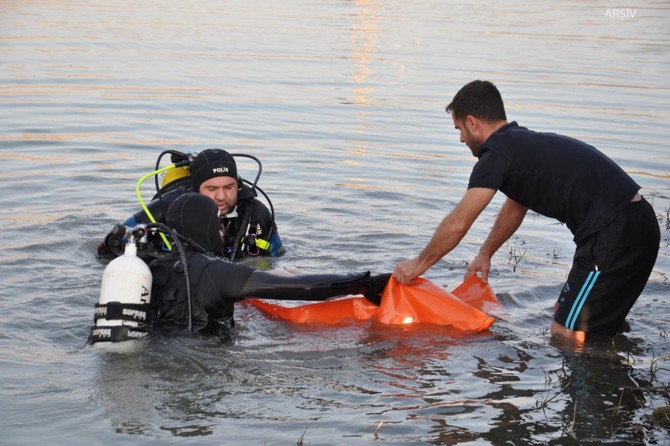 Suda kaybolan Suriyelinin cesedi bulundu