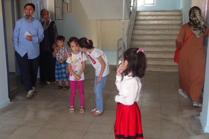 Adıyaman'da minik öğrencilerin uyum haftası heyecanı
