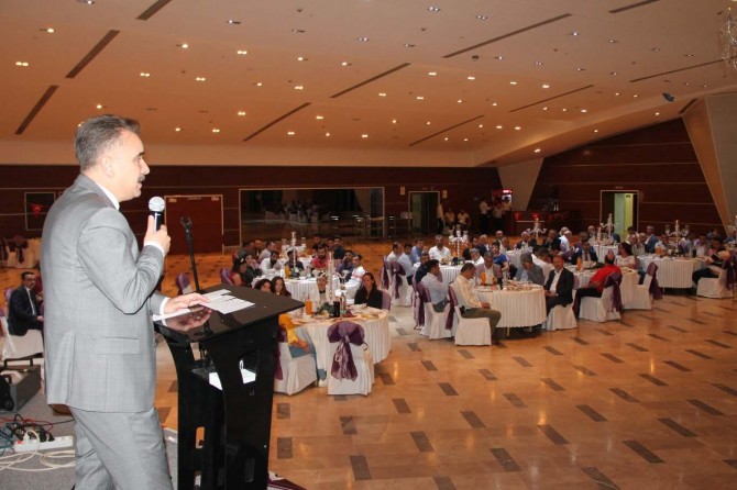 Kaymakam Ahmet Odabaş için veda yemeği verildi