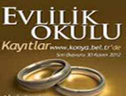 Konya'da Evlilik Okulu Projesi Başladı