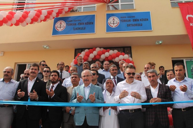 Mardinli iş adamı İbrahim Kösen doğup büyüdüğü köye okul yaptı