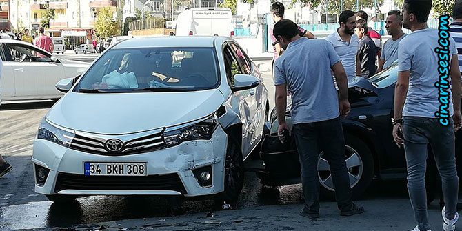 Batman Kültür Mahallesinde trafik kazası: 1 yaralı