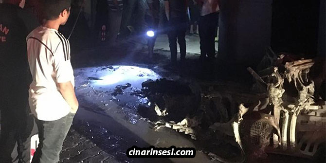 Batman Aydınlıkevler Mahallesinde yanan plastik sandalyeler mahalleliyi telaşlandırdı