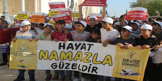 Adana’da Gözümün Nuru Namaz etkinliği düzenlendi