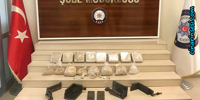 Van'da yüklü miktarda eroin ve kaçak sigara ele geçirildi