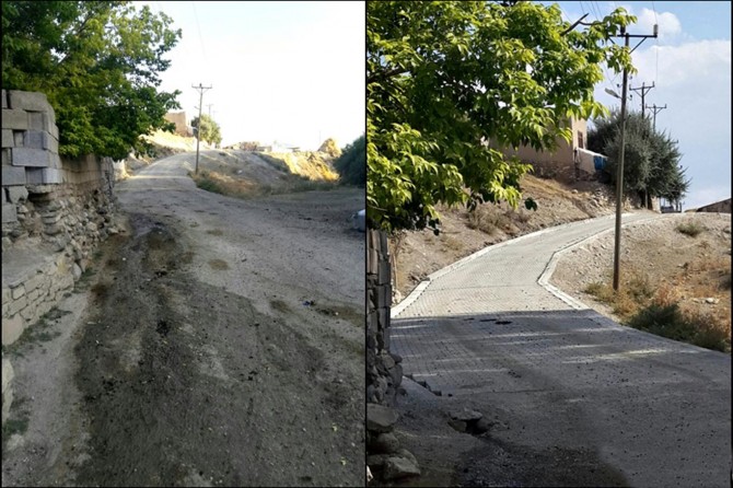 İpekyolu Belediyesinden kilit taşı çalışmaları