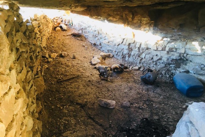 PKK’ye ait mühimmat ve yaşam malzemeleri imha edildi