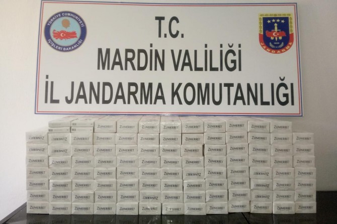 Mardin'de gümrük kaçağı sigara ele geçirildi