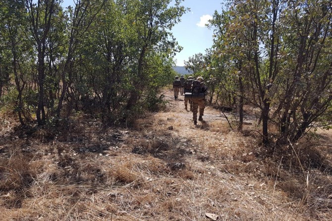 Diyarbakır'da PKK operasyonunda mühimmat ele geçirildi