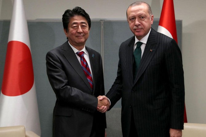 Cumhurbaşkanı Erdoğan'dan Abe ve Michel'le bir araya geldi