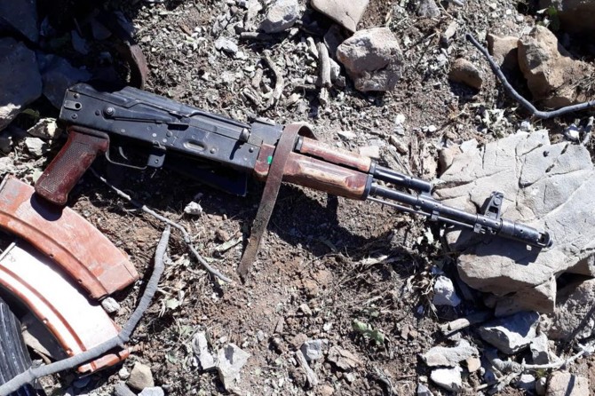 PKK'ye ait mühimmat ele geçirildi