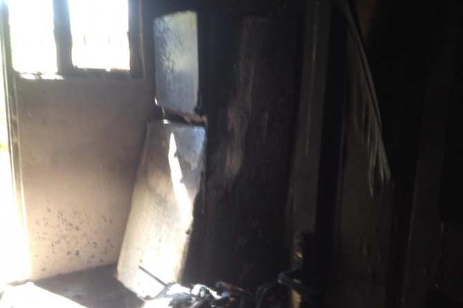 Nusaybin’de ev yangını