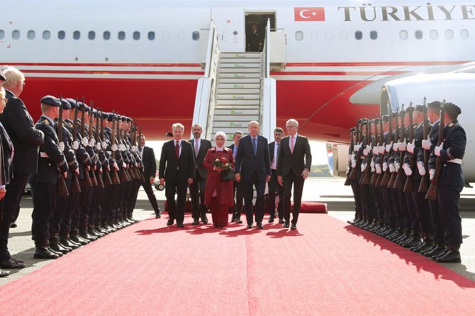 Cumhurbaşkanı Erdoğan Almanya'da